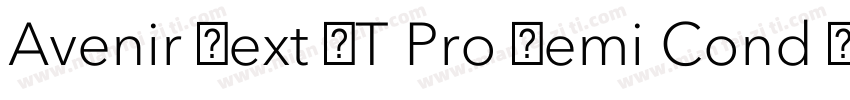 Avenir Next LT Pro Demi Cond Regula字体转换